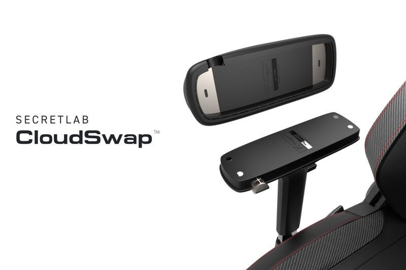 Full-Metal 4D Armrests with CloudSwap™ Replacement System